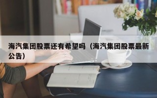 海汽集团股票还有希望吗（海汽集团股票最新公告）