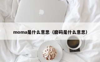 moma是什么意思（磨码是什么意思）