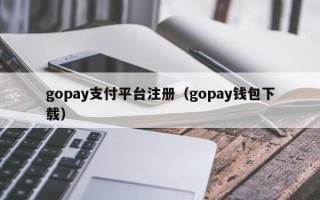 gopay支付平台注册（gopay钱包下载）