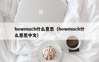 howmuch什么意思（howmuch什么意思中文）