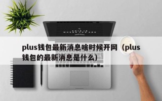 plus钱包最新消息啥时候开网（plus钱包的最新消息是什么）