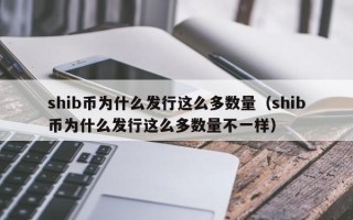 shib币为什么发行这么多数量（shib币为什么发行这么多数量不一样）