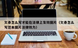 欠条怎么写才能在法律上生效图片（欠条怎么写范本图片法律效力）