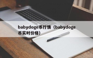 babydoge币行情（babydoge币实时价格）