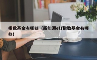 指数基金有哪些（新能源etf指数基金有哪些）