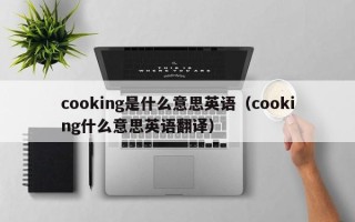 cooking是什么意思英语（cooking什么意思英语翻译）