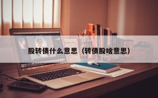 股转债什么意思（转债股啥意思）