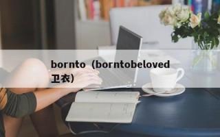 bornto（borntobeloved卫衣）