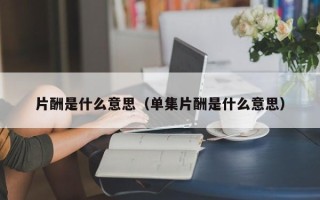 片酬是什么意思（单集片酬是什么意思）