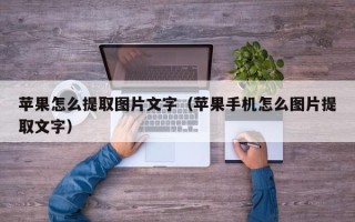 苹果怎么提取图片文字（苹果手机怎么图片提取文字）