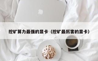 挖矿算力最强的显卡（挖矿最厉害的显卡）