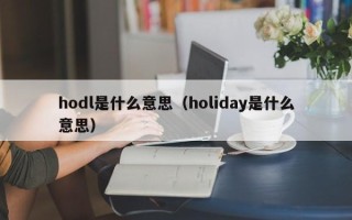 hodl是什么意思（holiday是什么意思）