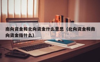 南向资金和北向资金什么意思（北向资金和南向资金指什么）