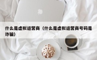 什么是虚拟运营商（什么是虚拟运营商号码是诈骗）