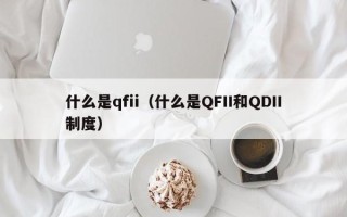 什么是qfii（什么是QFII和QDII制度）