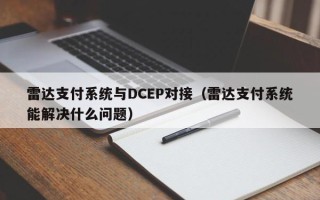 雷达支付系统与DCEP对接（雷达支付系统能解决什么问题）