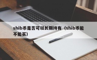 shib币是否可以长期持有（shib币能不能买）