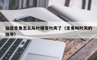 仙宫主角怎么从叶瞳变叶天了（主角叫叶天的仙帝）