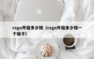 csgo开箱多少钱（csgo开箱多少钱一个箱子）