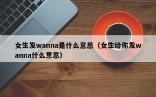 女生发wanna是什么意思（女生给你发wanna什么意思）