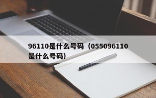 96110是什么号码（055096110是什么号码）