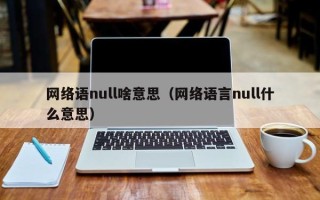 网络语null啥意思（网络语言null什么意思）