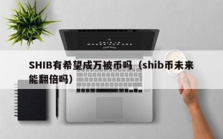 SHIB有希望成万被币吗（shib币未来能翻倍吗）