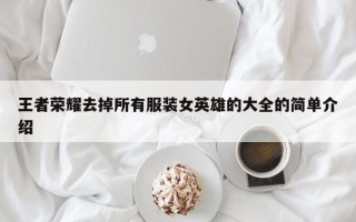 王者荣耀去掉所有服装女英雄的大全的简单介绍