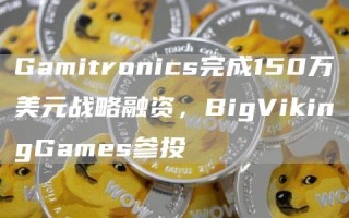 Gamitronics完成150万美元战略融资，BigVikingGames参投