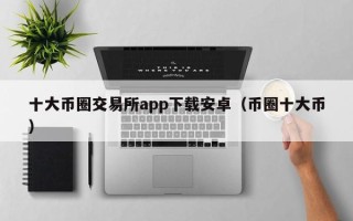 十大币圈交易所app下载安卓（币圈十大币）