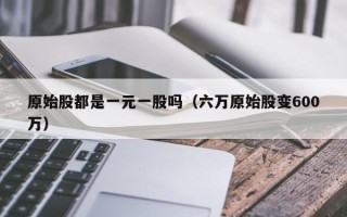 原始股都是一元一股吗（六万原始股变600万）