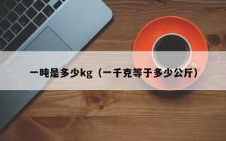 一吨是多少kg（一千克等于多少公斤）