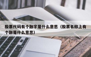 股票代码有个融字是什么意思（股票名称上有个融是什么意思）