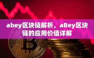 abey区块链解析，aBey区块链的应用价值详解