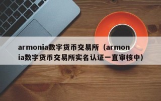 armonia数字货币交易所（armonia数字货币交易所实名认证一直审核中）