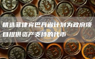 精选菲律宾巴丹省计划为政府项目提供资产支持的代币