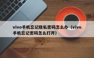 vivo手机忘记隐私密码怎么办（vivo手机忘记密码怎么打开）