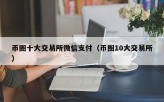 币圈十大交易所微信支付（币圈10大交易所）