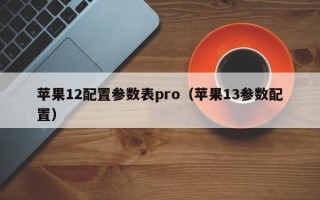 苹果12配置参数表pro（苹果13参数配置）