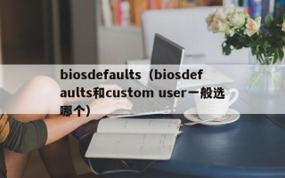 biosdefaults（biosdefaults和custom user一般选哪个）