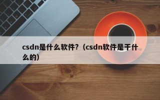 csdn是什么软件?（csdn软件是干什么的）