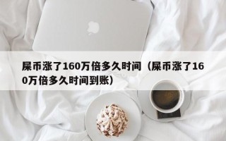 屎币涨了160万倍多久时间（屎币涨了160万倍多久时间到账）