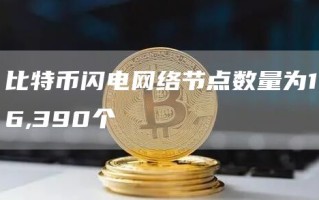 比特币闪电网络节点数量为16,390个