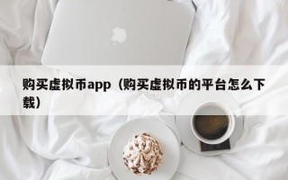 购买虚拟币app（购买虚拟币的平台怎么下载）