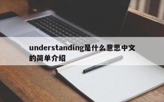 understanding是什么意思中文的简单介绍