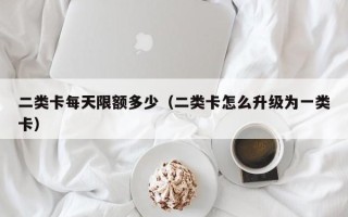 二类卡每天限额多少（二类卡怎么升级为一类卡）