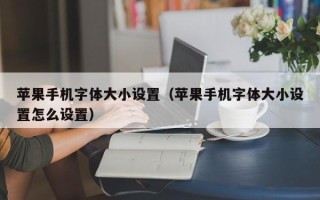 苹果手机字体大小设置（苹果手机字体大小设置怎么设置）