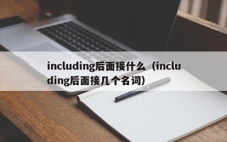 including后面接什么（including后面接几个名词）