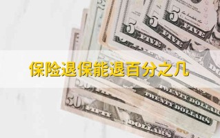 买保险后要退保能退多少份额 保险退保可以退多少钱？