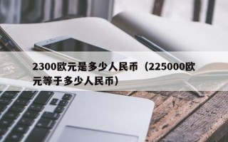 2300欧元是多少人民币（225000欧元等于多少人民币）